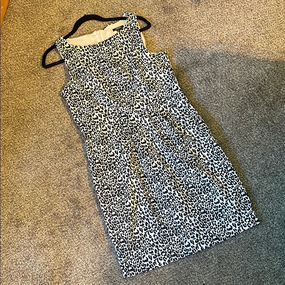 Leopard Print Sleeveless Dress POCKETS